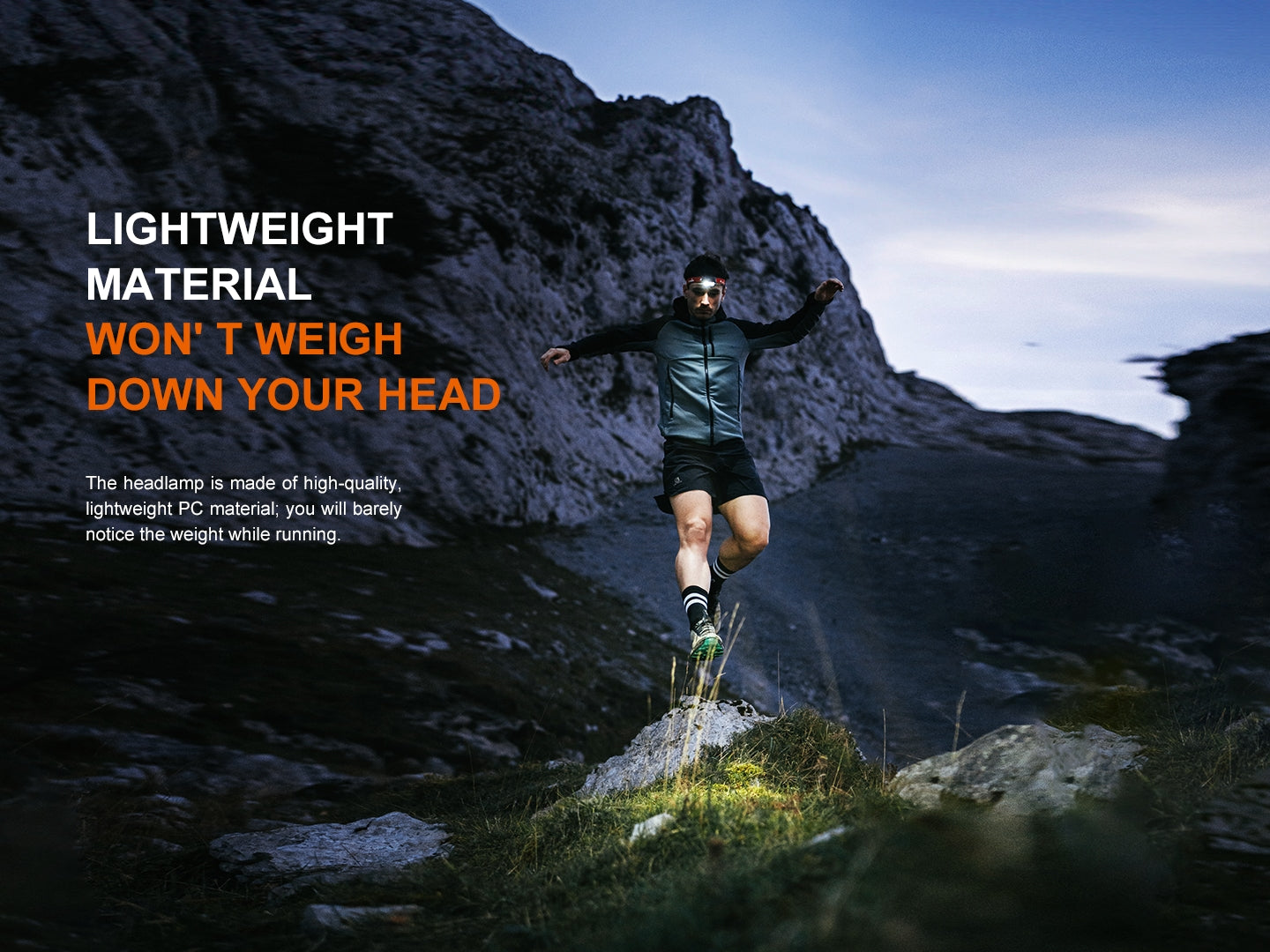 HL18R-T V2 Lightweight Trail Running Headlamp -- OPEN BOX