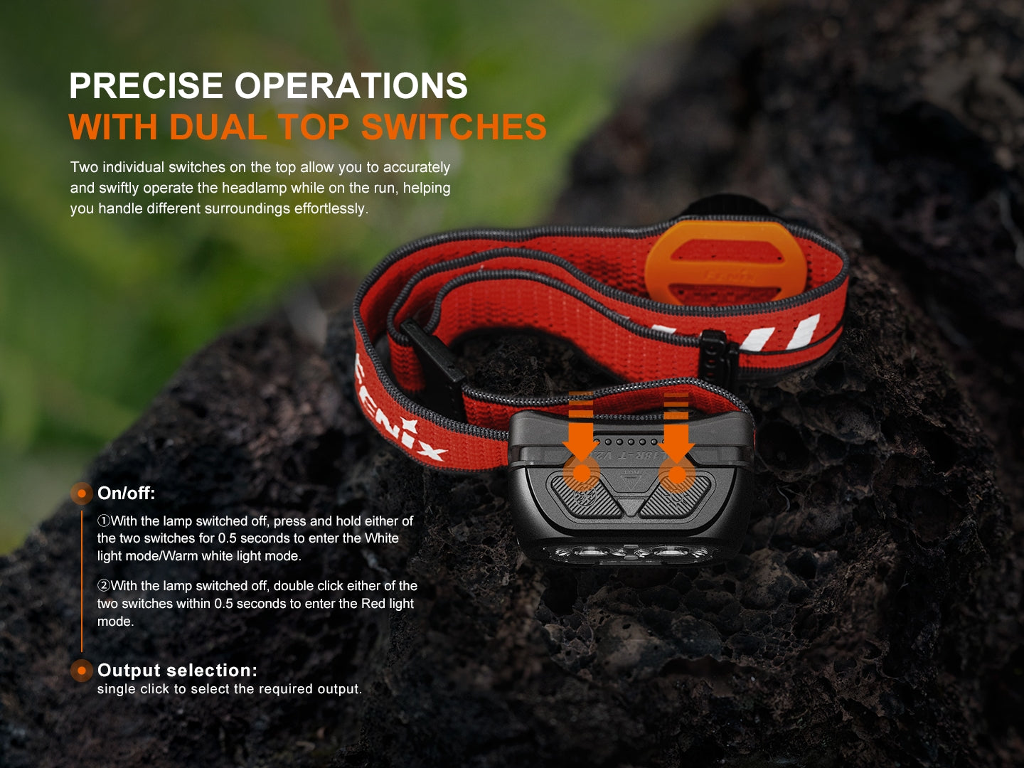 HL18R-T V2 Lightweight Trail Running Headlamp -- OPEN BOX